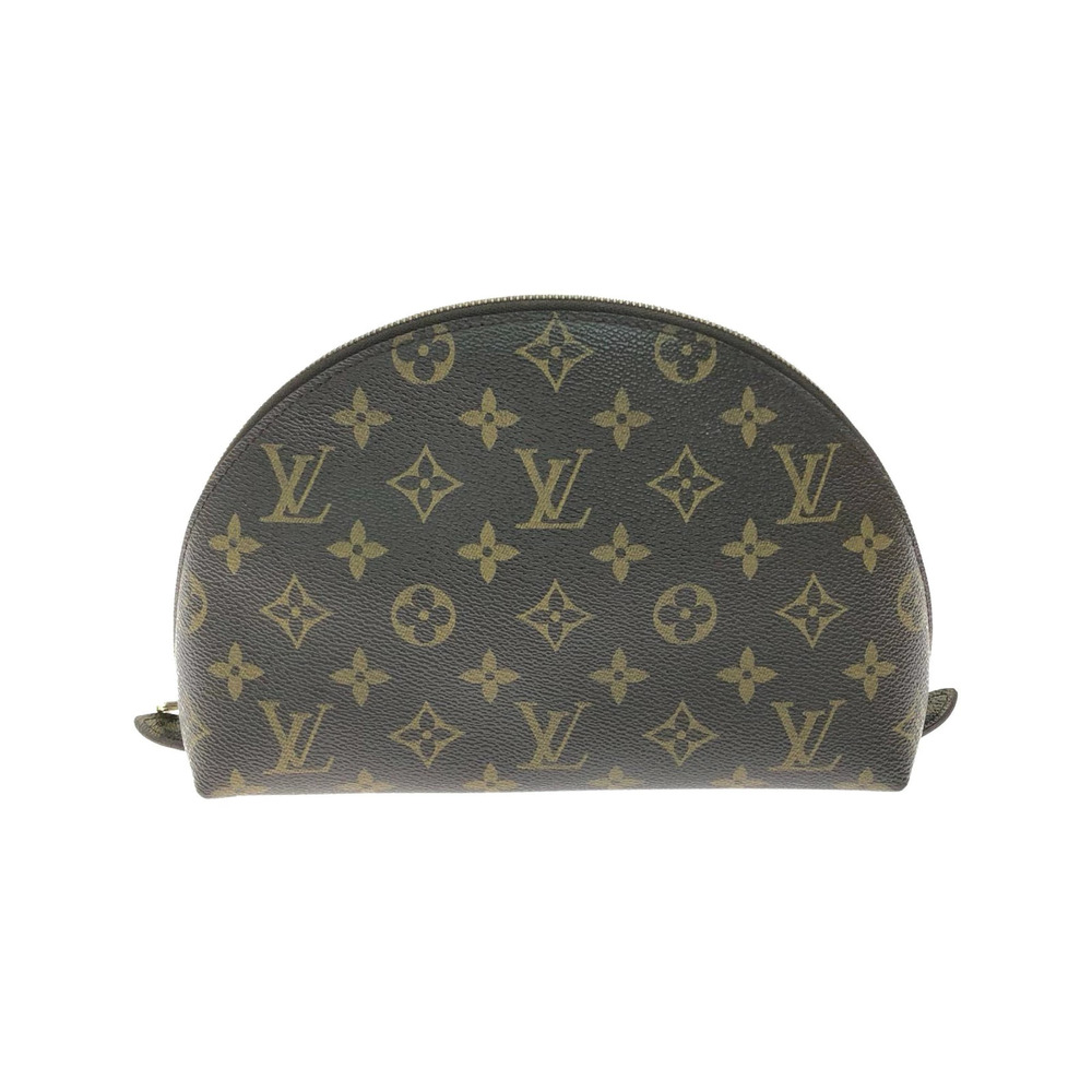 Louis Vuitton Cosmetic Pouch Clutch Monogram Pochette Brown